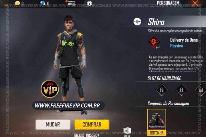 Shiro Free Fire: Novo personagem de graça confira habilidade Shiro